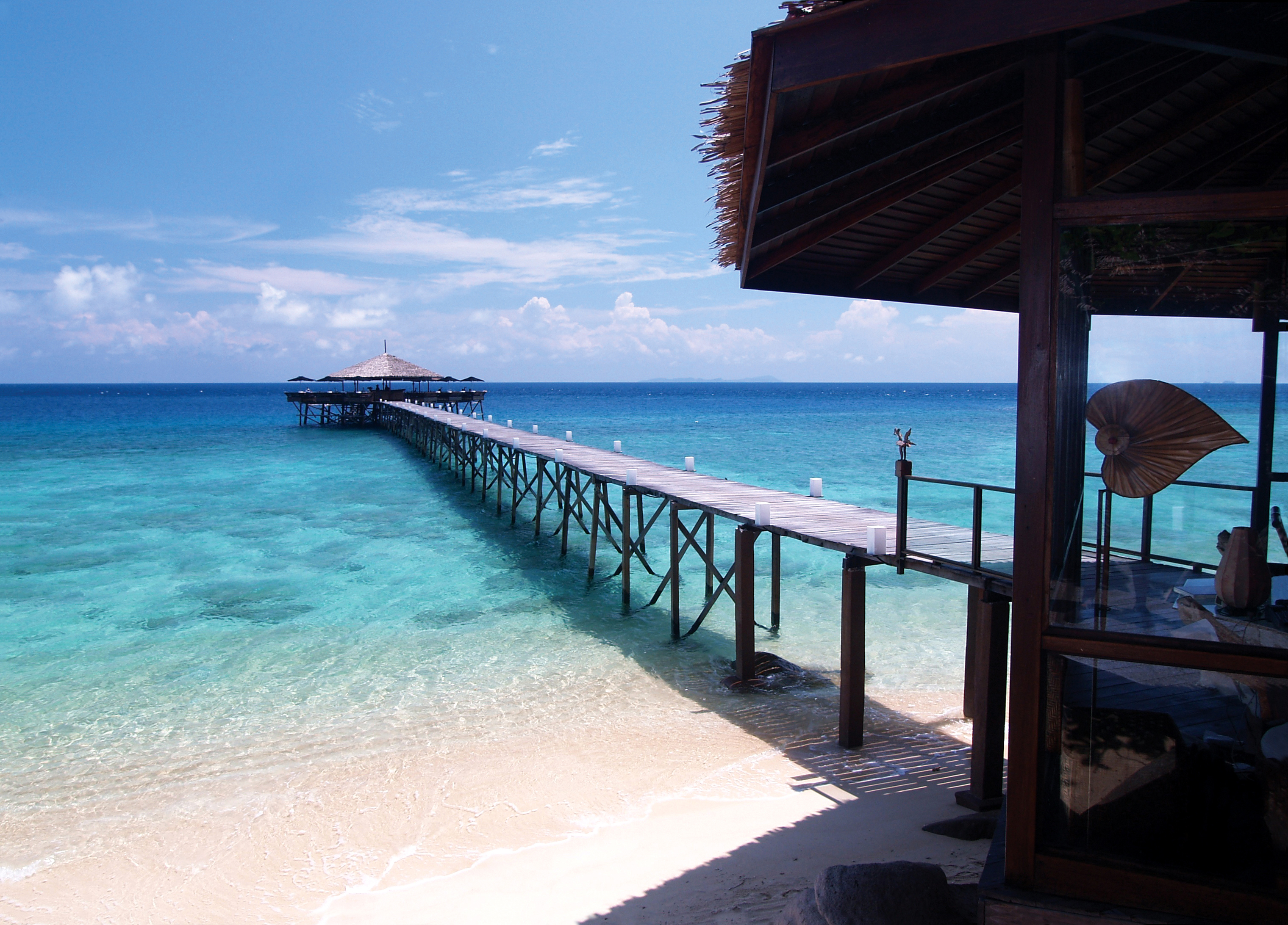 Welcome jetty at Japamala Resort, Tioman, Malaysia (Image courtesy of Japamala Resort)