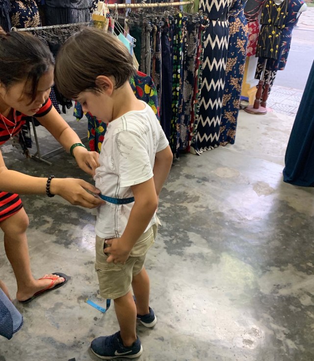 Clothes fitting in Hoi An
