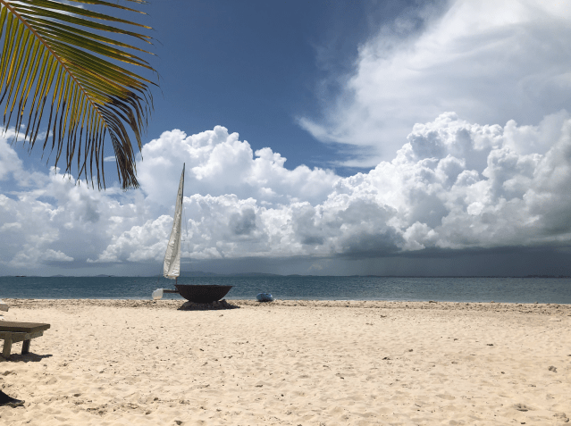 Daily firepit on the beach, Nikoi Island 