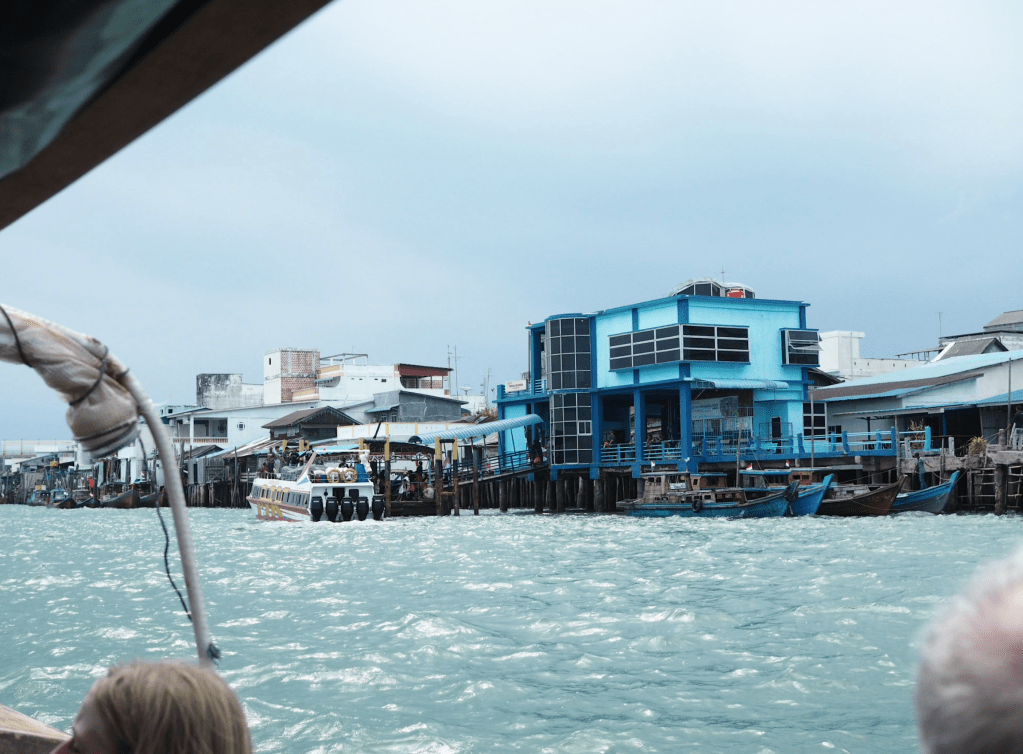 Over-water village at Telunas Beach Resort