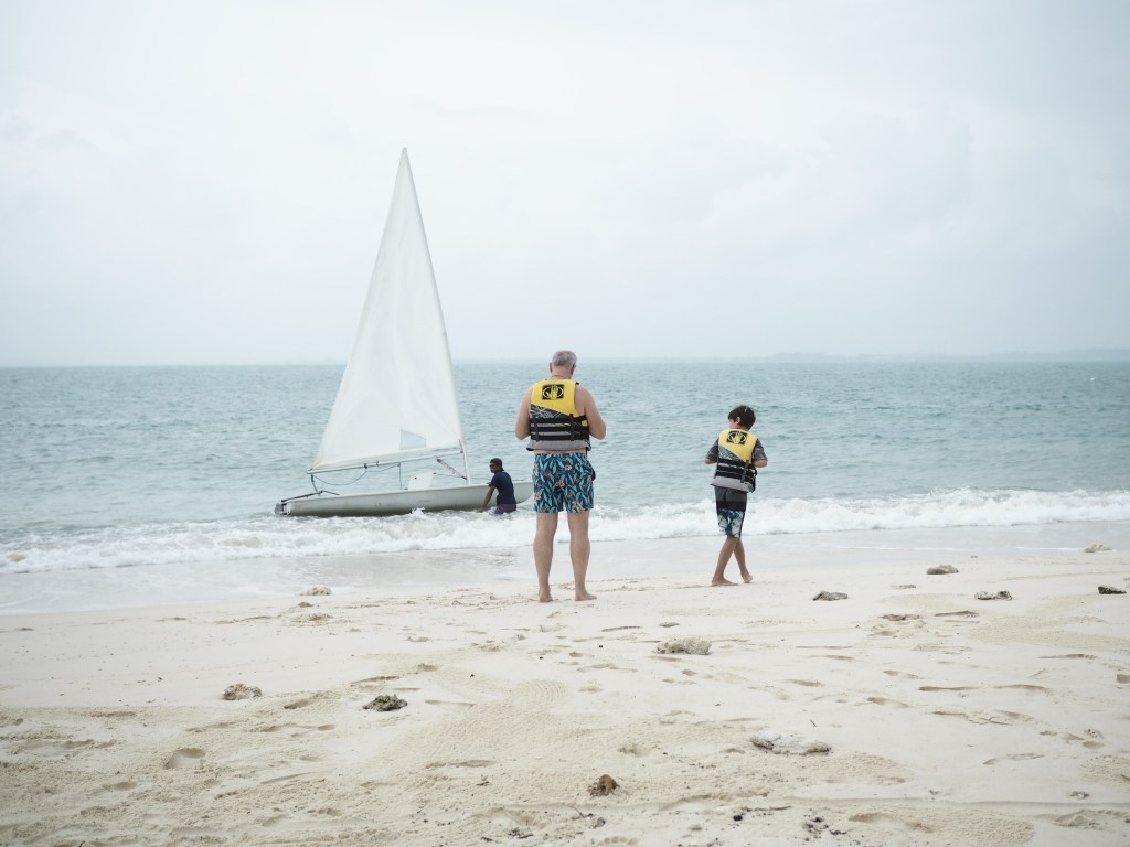 Sailing at Nikoi Island