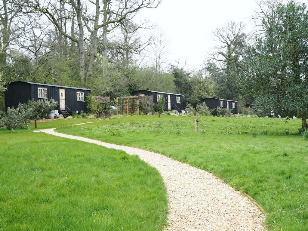 The Pig at Combe, Shepherds Huts